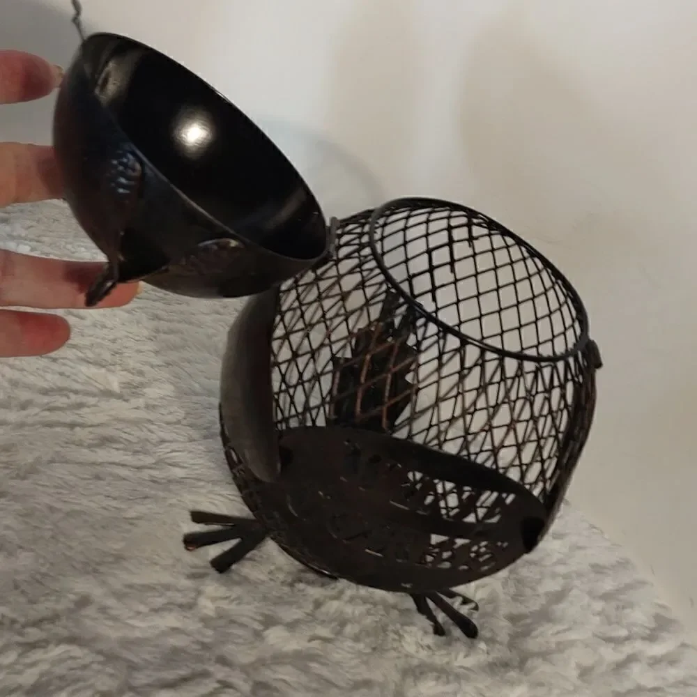 Metal Chicken Wine Cork Holder